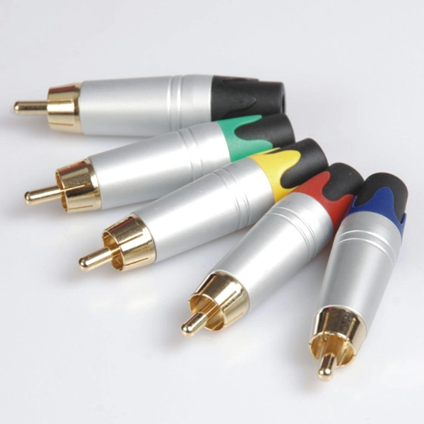 RCA Female Connector Audio Male Connector Metal Shell (R-056)