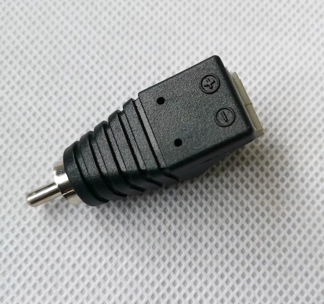 Insert Type RCA Male Connector for CCTV Camera