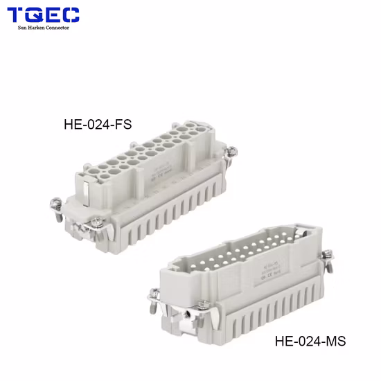 Hdc-He-032-F 32 Pins Industrial Multipole Modular Machine Heavy Duty Connector