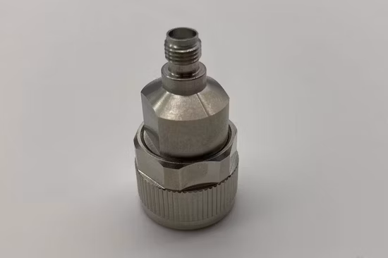 N 수-SMA 암 RF 동축 어댑터 스테인레스 스틸 외부 연결 및 너트, DC18GHz